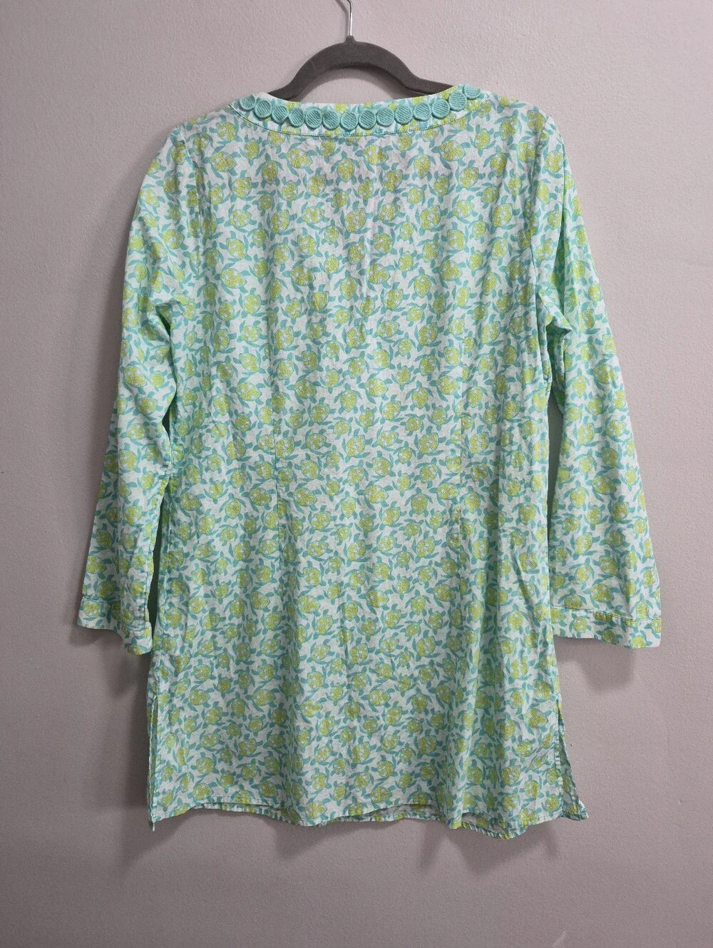Vineyard Vines Tunic Swim Coverup Turtle Print Size Medium